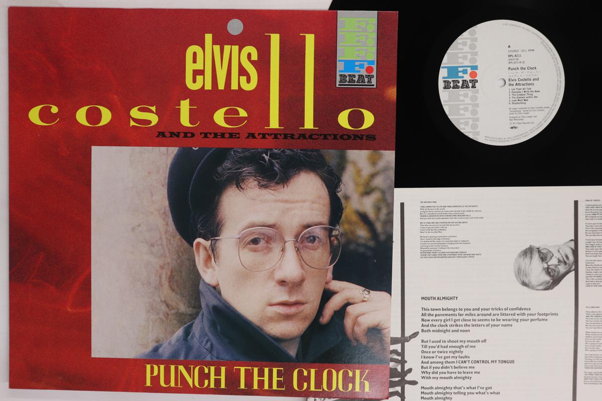 

LP Record ELVIS COSTELLO Punch The Clock RPL8211 F BEAT 1983 Japan Rock Used