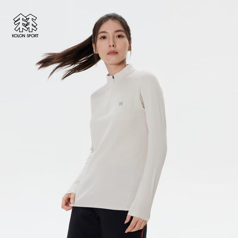 KOLON SPORT Women s Outdoor Half-Zip Long Sleeve T-Shirt M