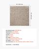Carpet Tiles 457x457 Mm, 10 Pack Carpet Square Rug Detachable & Damage-free, Self Adhesive Home Floor Soft Plush Padded for 2.1 Coverage, Easy DIY for