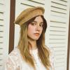 Handmade Retro Straw Beret: Breathable Korean-Style Summer Hat for Women