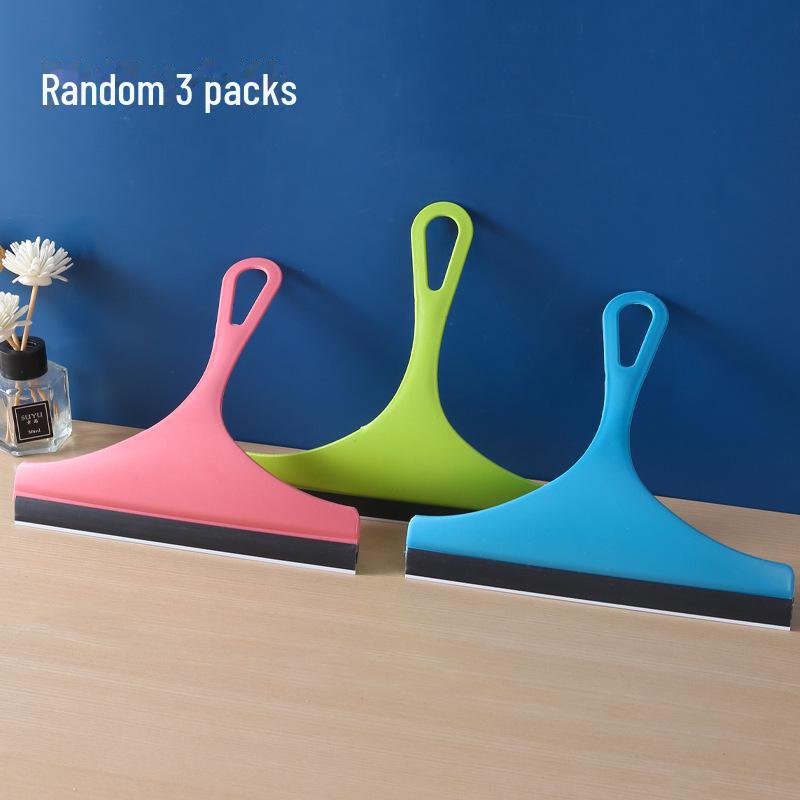 Silicone Glass & Mirror Cleaner: Household Countertop, Bathroom & Window Scraper Tool