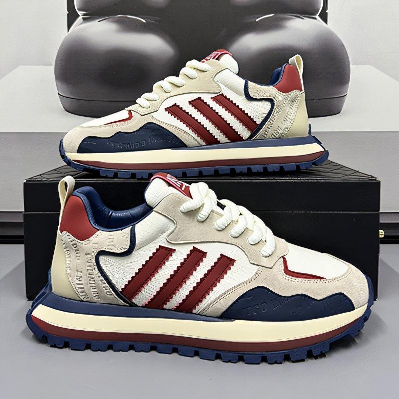 Men's shoes are popular in autumn, teenagers are versatile, trendy casual shoes, men's thick-soled wear-resistant and waterproof dad shoes are trendy.