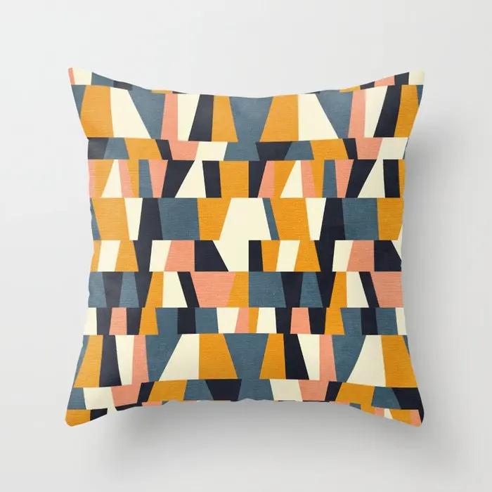 Bedroom Living Room Abstract Pattern Pillowcase Home Decor Sofa Cushion Cover
