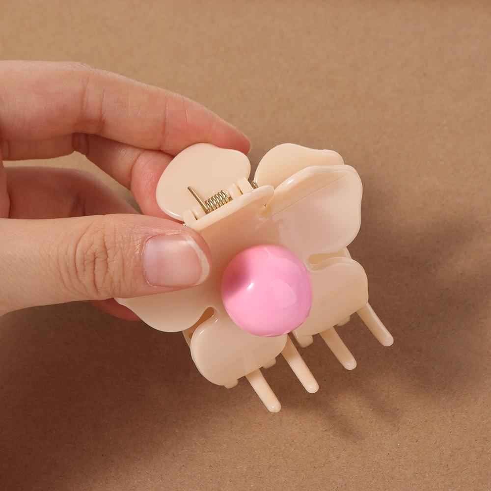 Hairpin Hair Crab Clip Plastic Plastic Shark Clip Fashion Flower Hair Claw Female