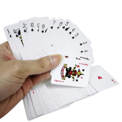 Krásné mini pokerové karty mimo venkovní cestování Zajímavá hra