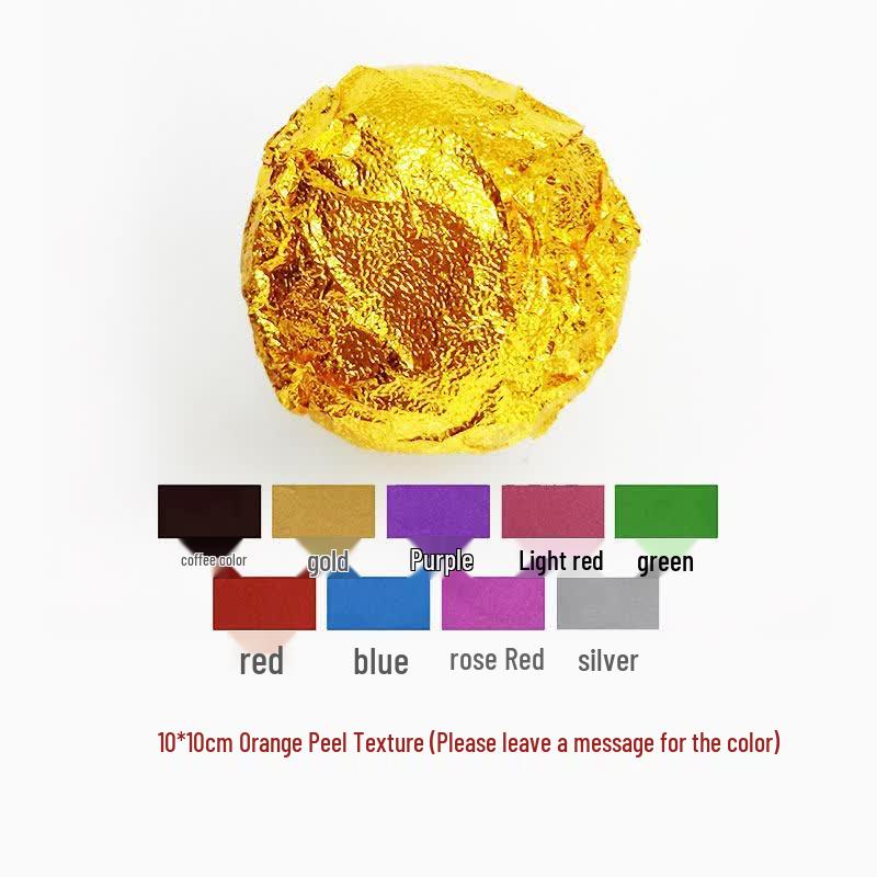 Golden Food Grade Aluminum Foil Wraps