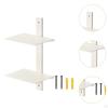 Invisible Floating Bookshelf Book Organizer Wall Mount 2 Tier Minimalist Shelves Shelf