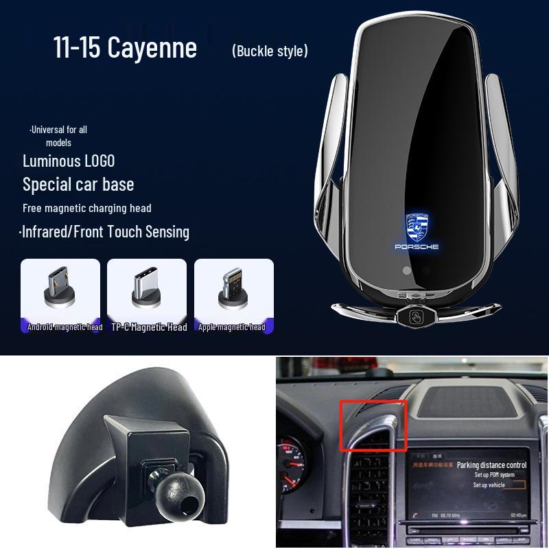 Magnetyczny Bezprzewodowy Szybki Uchwyt na Telefon do 718/Panamera/Cayenne/911