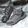 New Fashion Brand Warm Men's Snow Boots Outdoor Sneakers Plus Size Man Winter Plush Boot Waterproof Ankle Boots High Top Shoes