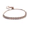Ppony Damen Armband mit Kettengliedern 2-Typ Silber Rose
