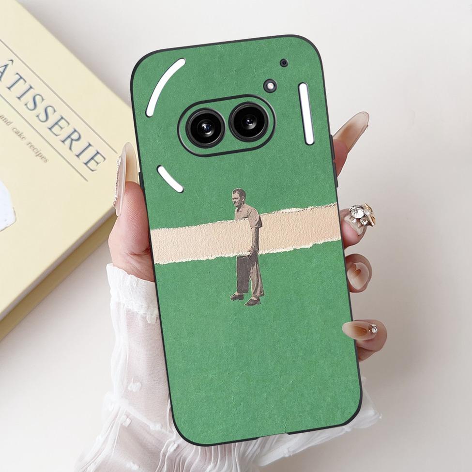 6.7" For Nothing Phone 2A Case A142 Silicone Luxury Flower Cute Cartoon Funny Shockproof Phone Case For Nothing Phone (2A) Cover
