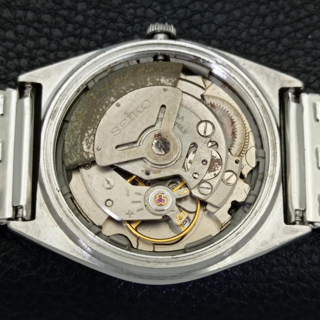 AUTOMATIC 6309A VINTAGE SEIKO 5 JAPAN MENS GREEN COLOR DIAL WATCH A701642-5 R206c-a701642