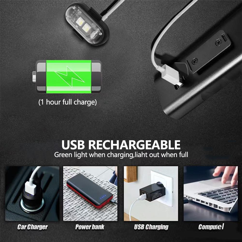 RGB LED Motorcycle Strobe Lights Signal Light LED Flash Position Wireless Light Aircraft Airplane Helicopter Warning Lights