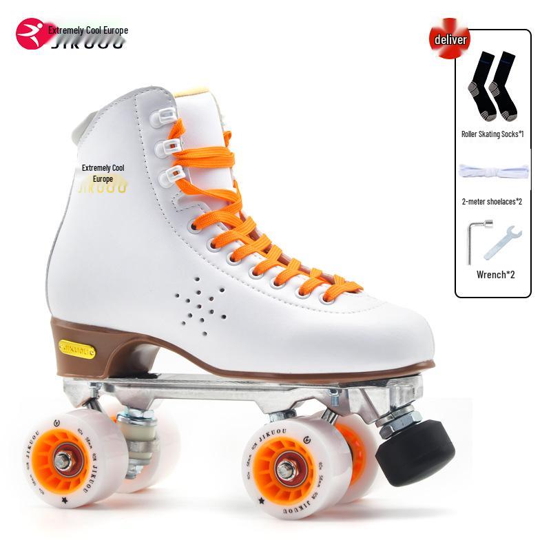 

High-End Double Row Roller Skates: Fashionable Inline & Speed Skating Shoes for Street Use 42