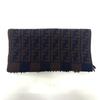 FENDI Zucca pattern Pecan Scarf with fringe, stole/shawl, winter clothing Scarf