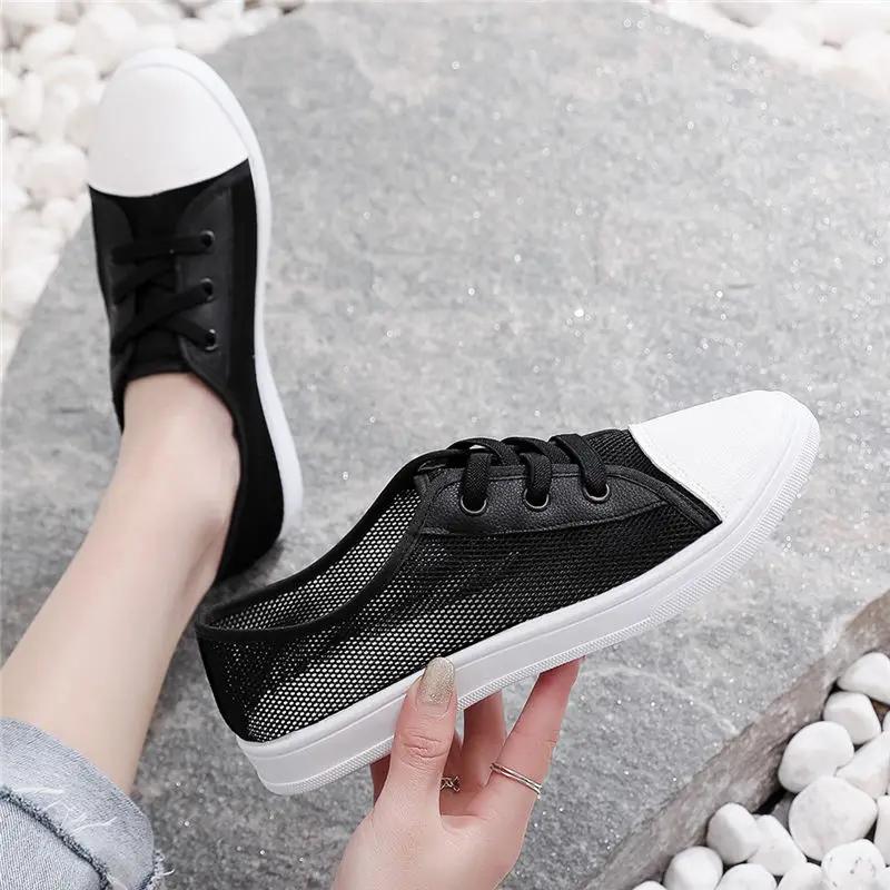 Fashion Daily Routine Flat Summer Shoes for Women 39 Trends 2025 Y2k Fashion New Arrival In Cheap Stylish Light Korean Woman Footwear