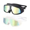 2024 Big Frame Adult Anti-fog Swim Glasses Mirror Coating Lens Swimming Goggles