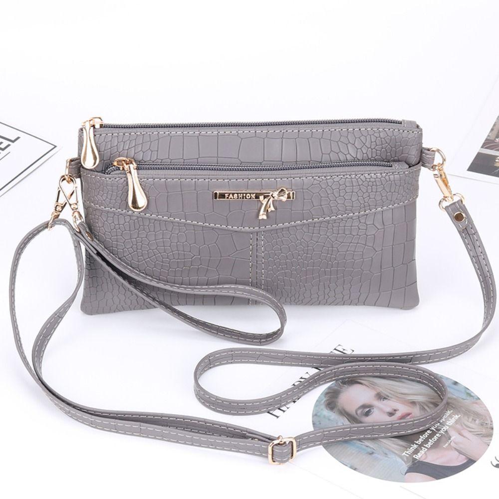 Fashion Money Purse Women Long Wallet PU Leather Leisure Style Shoulder Bag Card Holder Crossbody Bag