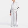Jordan Paris Saint-Germain Co-Branded Striped Knit Fleece Lined Sweatpants For Winter Women Bottoms White DM4984-051