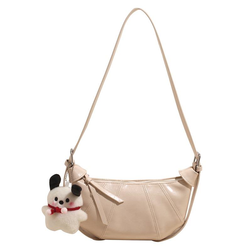 Exquisite retro croissant bag versatile dumpling bag new trendy fashion shoulder messenger women's bag