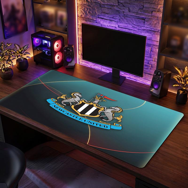 Tappetino Mouse Grande Stampa Calcio Newcastle United, Tappetino Esteso Antiscivolo per Scrivania da Gioco per Ufficio Casa
