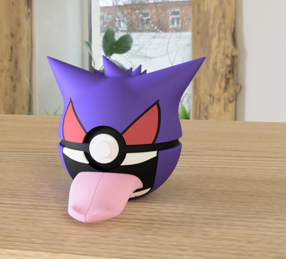 Poké Ball Pokemon Form Sphere Figures Model Statue Desktop Ornament 3d Printed Model Trendy Toy Surprise Gift Collectible