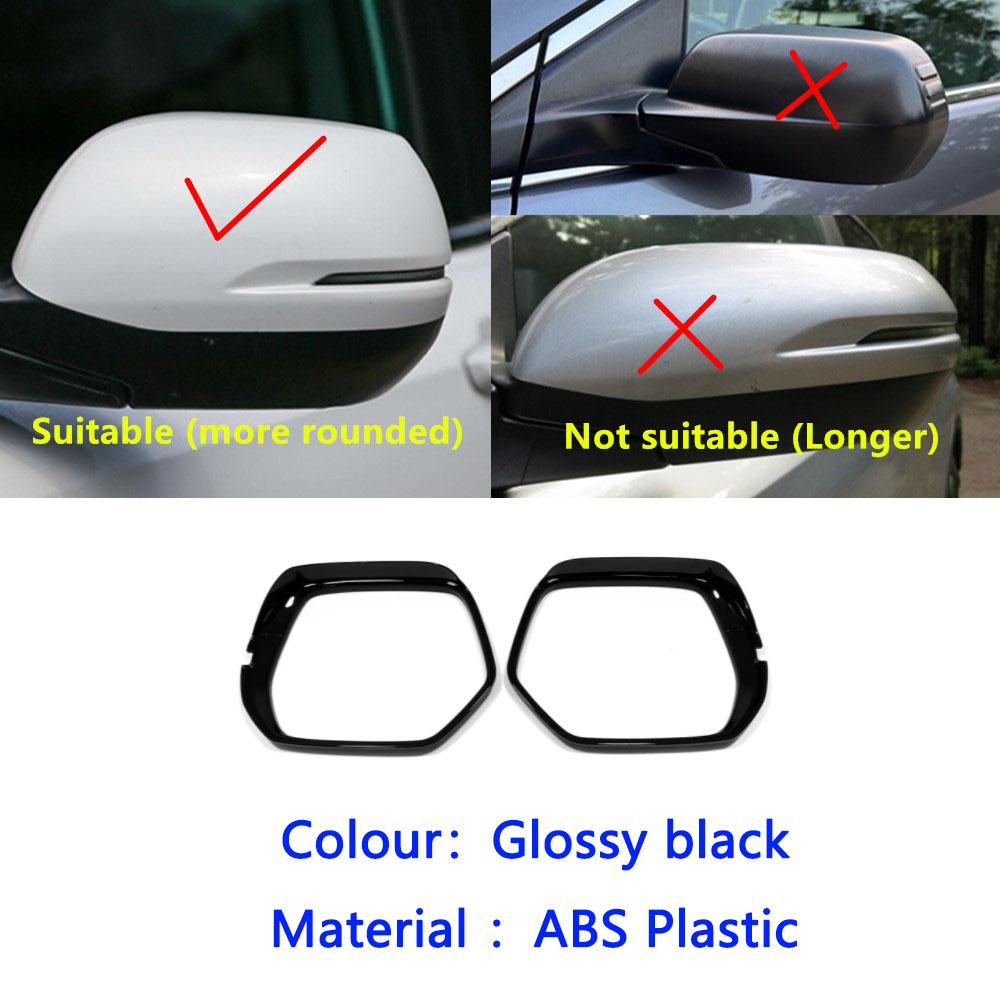 For Honda CRV CR-V 2012 2013 2014 2015 2016 Car Stick Rear Eyebrow Side Glass Mirror Trim Frame Rain Shield Sun Visor Shade ABS