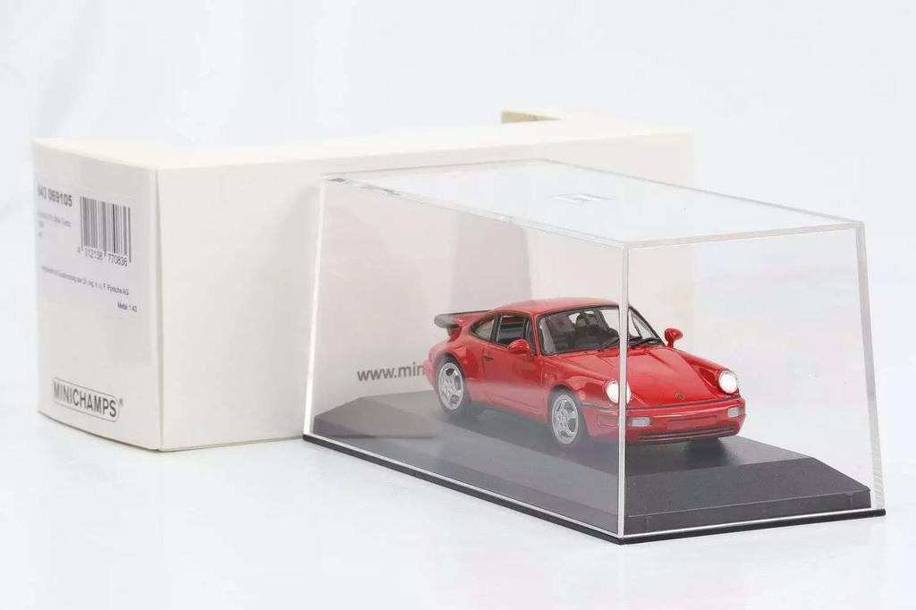 Minichamps 1/43 scale Porsche 911 (964) Turbo 1990 (Red) Limited Edition of 500