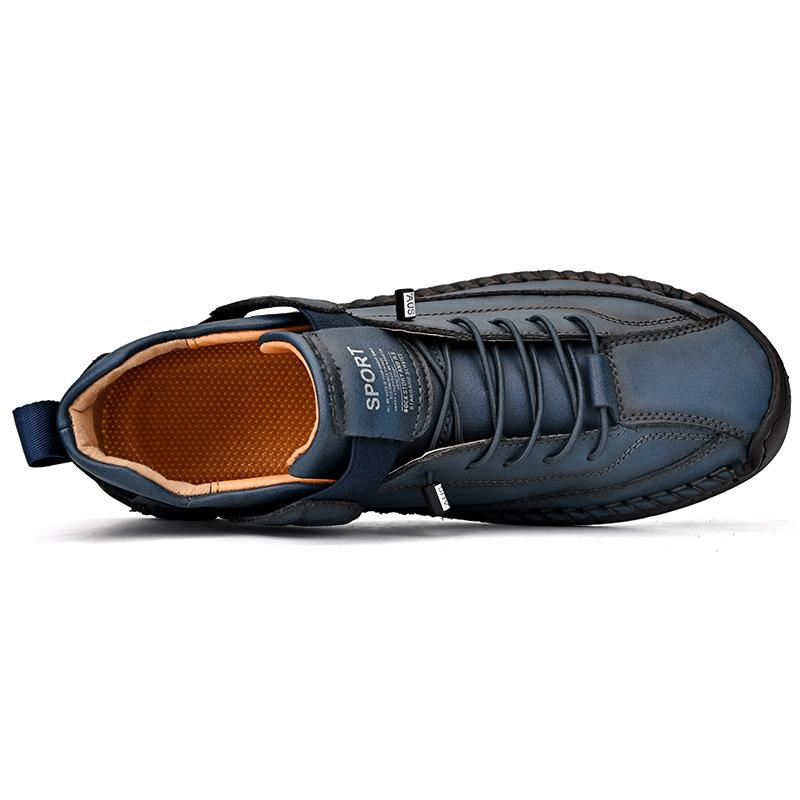 Leder Casual Männer Schuhe Design Turnschuhe Mann Atmungsaktive Leder Schuhe Männer Stiefeletten Outdoor