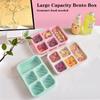 1PC, Bento Lunch Box, Suitable for Travel and Work, Snack Box Container with 5 Compartments