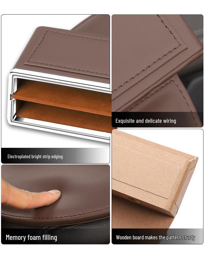 Leather Car Seat Gap Organizer and Cup Holder