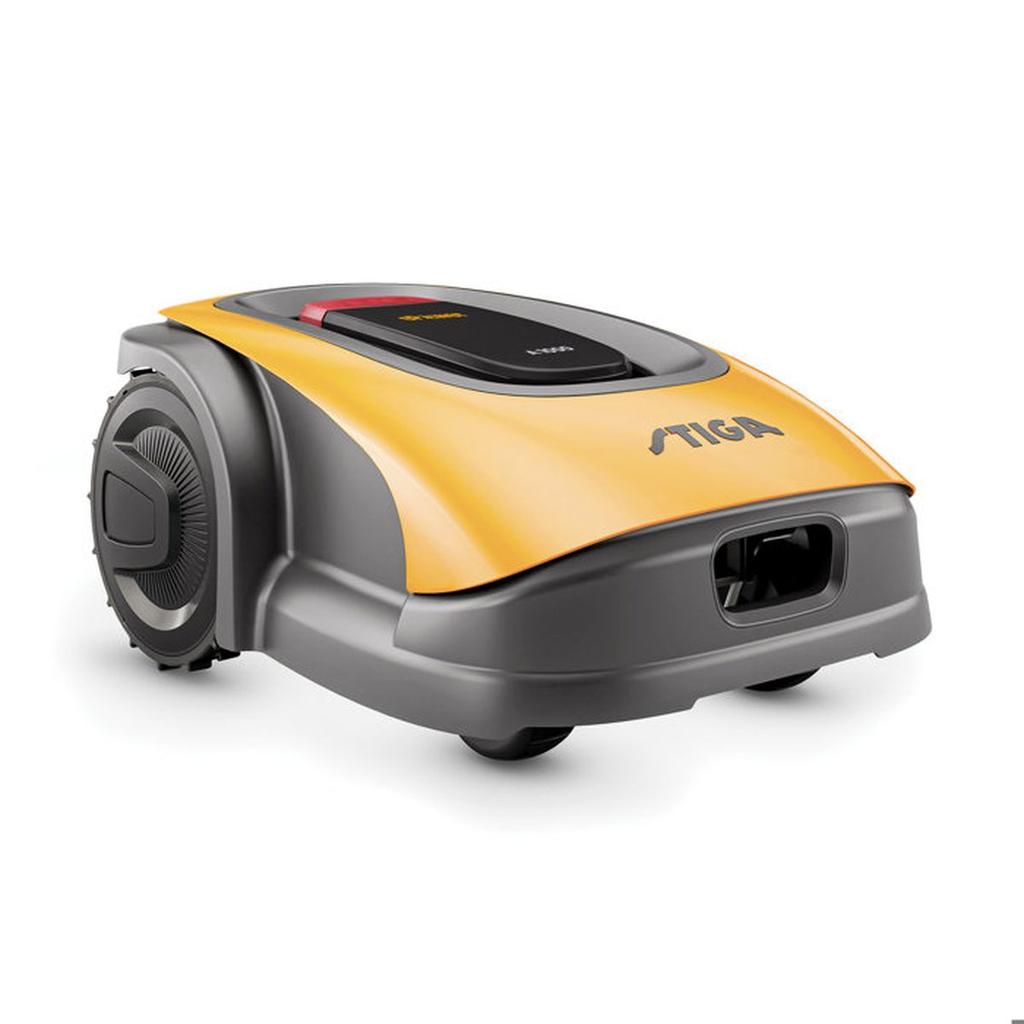 Robot tondeuse connecté sans fil périmétrique - STIGA - A 1000 - 100W - Largeur de coupe 18 cm - Jusqu'a 1400 m²