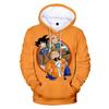 10 Colors Men Women Anime Hoodies New Streetwear Harajuku Casual DRAGON BALL Z Cartoon Printed Hooded Pullover Sweatshirts