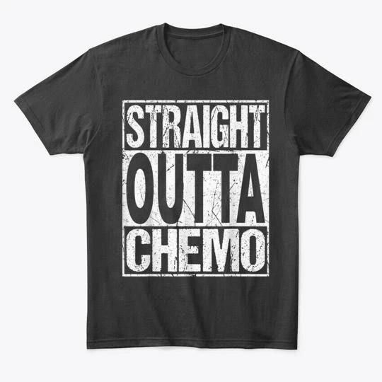 Cancer Funny Chemo Survivor Awar T Shirt Made In the USA Size S To 5XL