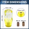 INFINAUTO Car Shift Knobs 10cm Universal Automatic and Manual Car Gear Shift Knob with