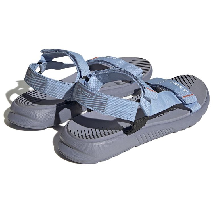 Adidas Hydroterra Lehké sandály Protiskluzové Odolné Lehké Sportovní sandály Unisex sandály Šedé Modré ID4275