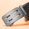 Men'S New Belt Leather Travel Premium Business Belt Simple Casual Versatile Automatic Buckle Belt