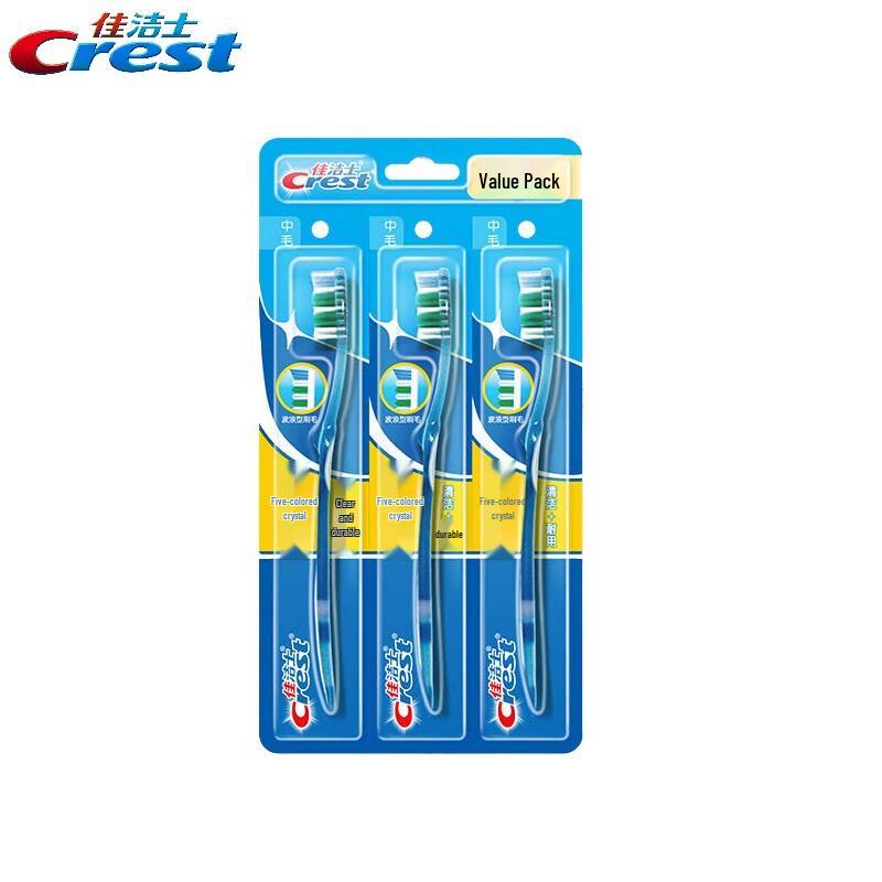 

Crest Colorful Crystal Toothbrush 3-Pack