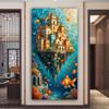 Underwater Scenery House Goldfish Large Size Diamond Painting Diy Full Square Round Drill Rhinestone Embroidery Mosaic Cross Stitch Kits Wall Decor