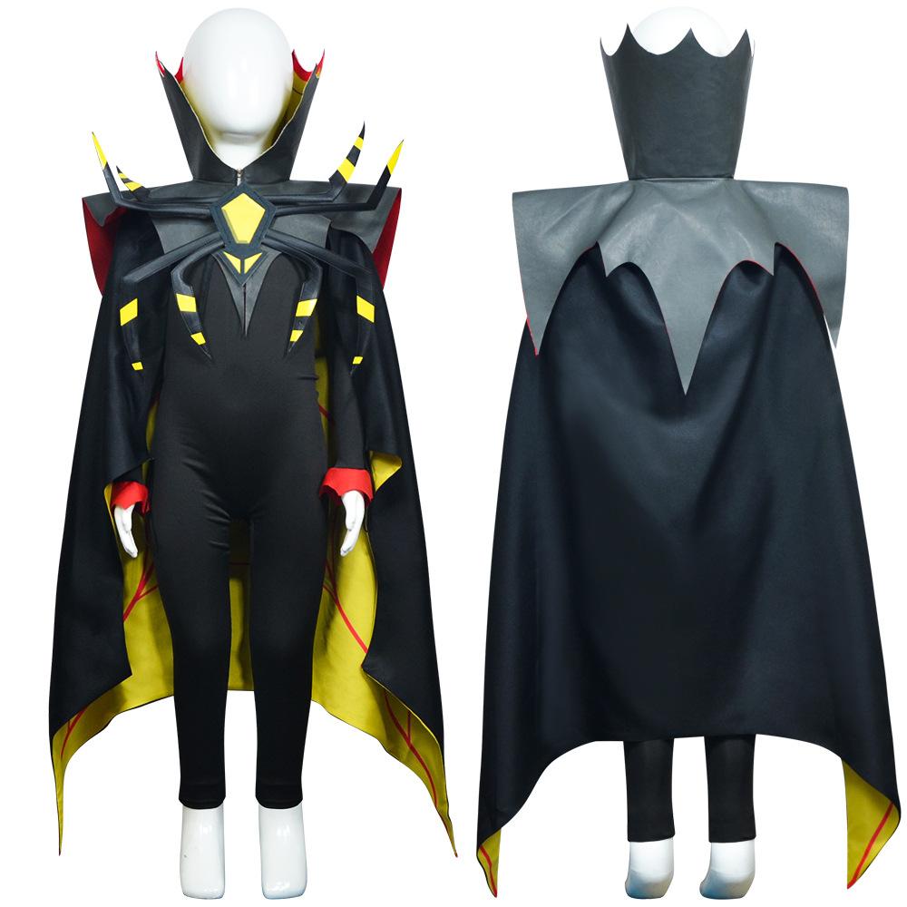 Cosplay kostým Zestial z Hazbin Hotelu, Cosplay oblečení Hříšného Pána s pláštěm na Halloween