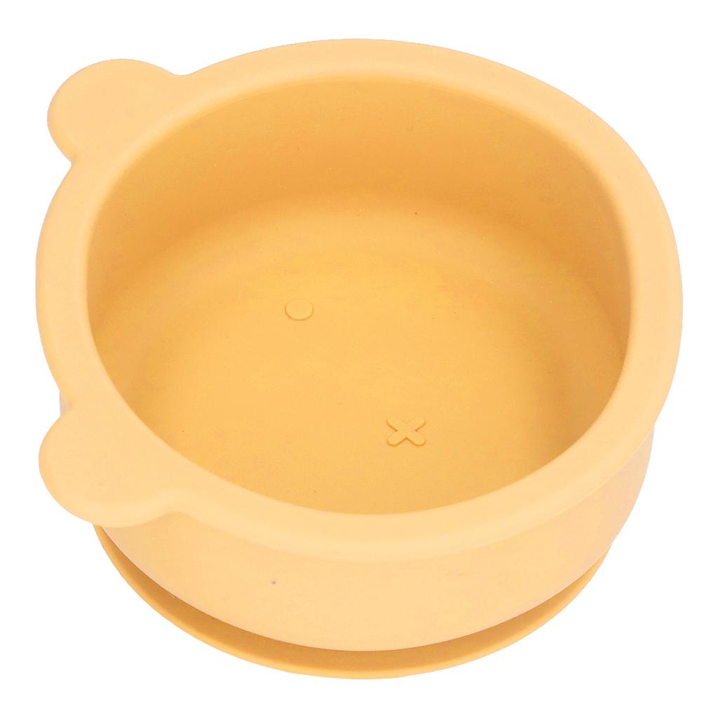 Baby Bowl Food Grade Silicone Cartoon Bear Shaped Toddler Bowl Bowls with Suction for Babies Kids