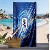 Πετσέτα Παραλίας Chelsea FC Με Σχέδιο Γρήγορου Στεγνώματος Μαλακή Πετσέτα Φορητή Μεγάλη Ορθογώνια Κουβέρτα Παραλίας για Ταξίδι Πισίνα