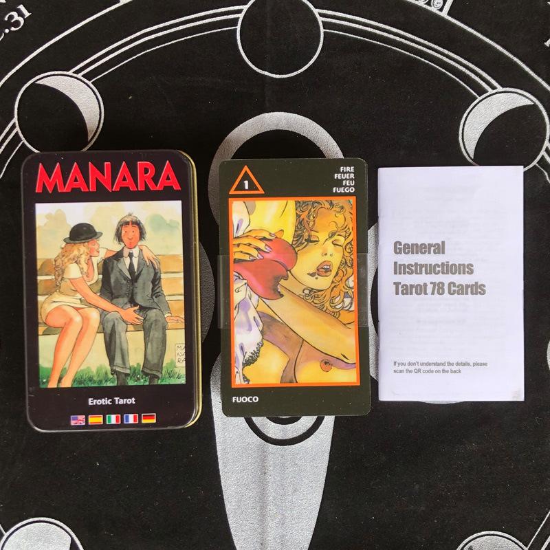 78Pcs Longest Dream Tarot Card Set Divination Tool With Detailed Guidebook Colorful Frame Fortune Telling Cards