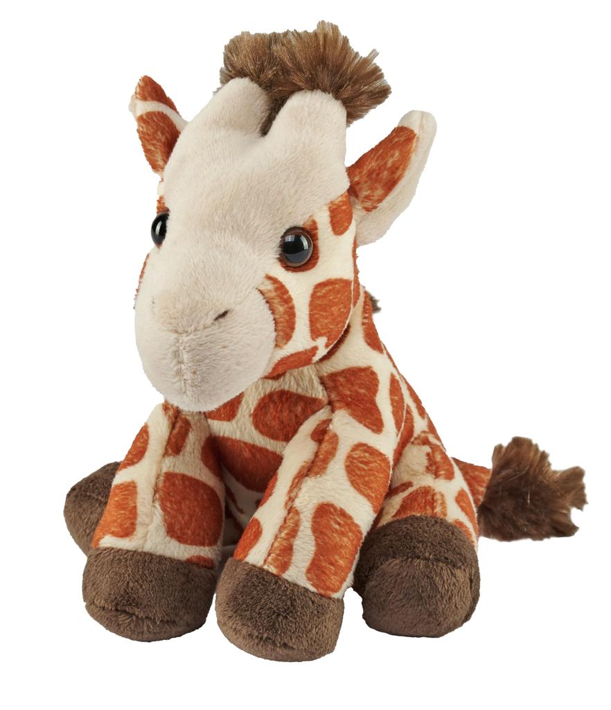 Wild Republic Pocketkins Eco Giraffe Plush Toy 5 Inch Made from Recycled Materials Eco Friendly