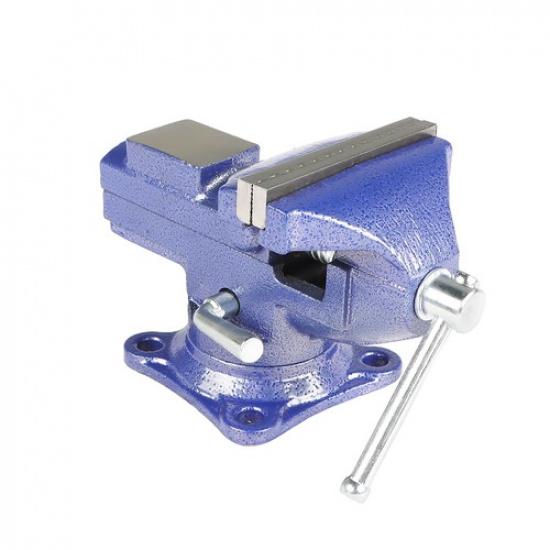 2-In-1 Bench Vise 3.2In Multi-Functional Portable 360° Swivel Base