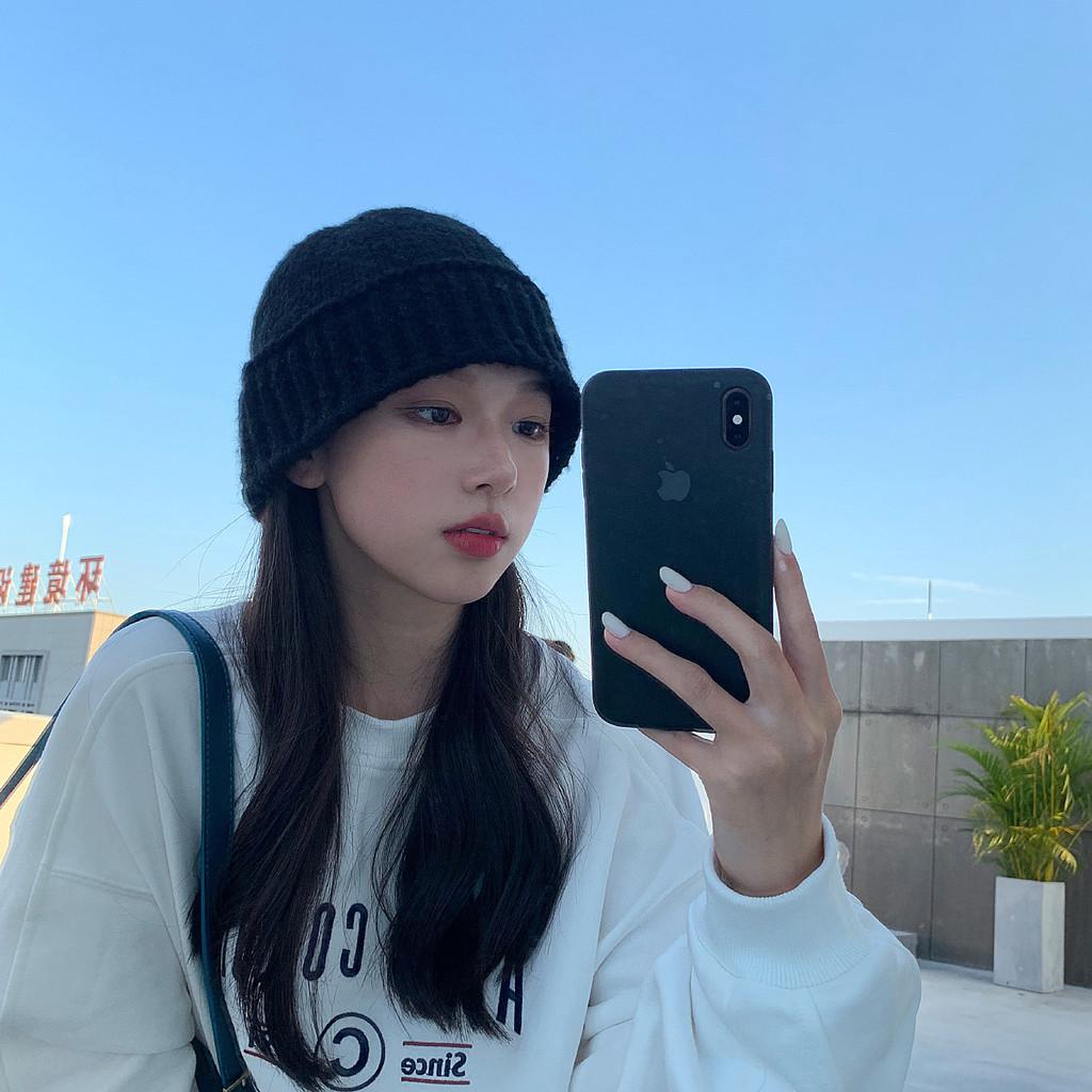 And Warm Soft Knit Beanie For Women Korean Style In Colors Various