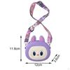 Kids Cute Small Purse Cool Silicone Bag for Everyday Wear Commuting Vacation Pink