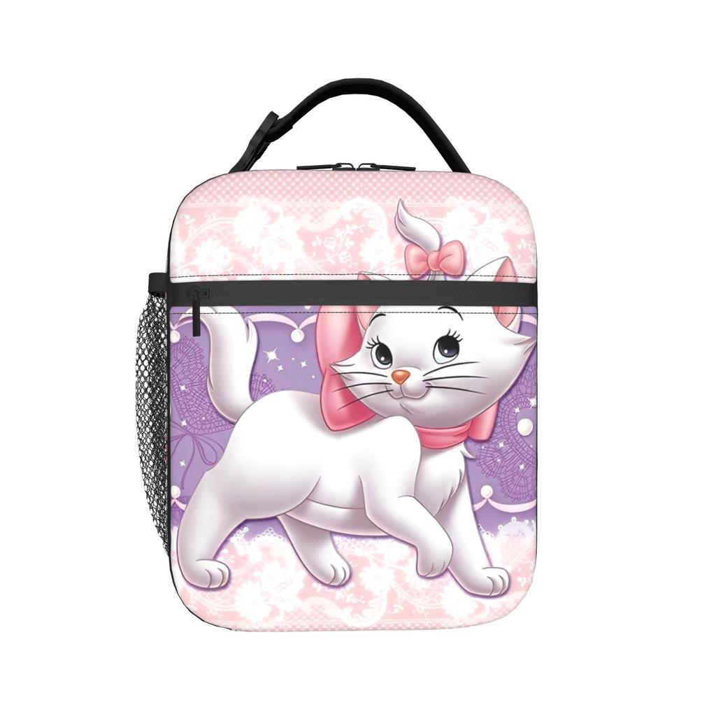 Maries Cat Insulated Lunch Bags Thermal Bag Reusable,Lunch Container Leakproof Lunch Box Tote Bento Pouch Office Picnic