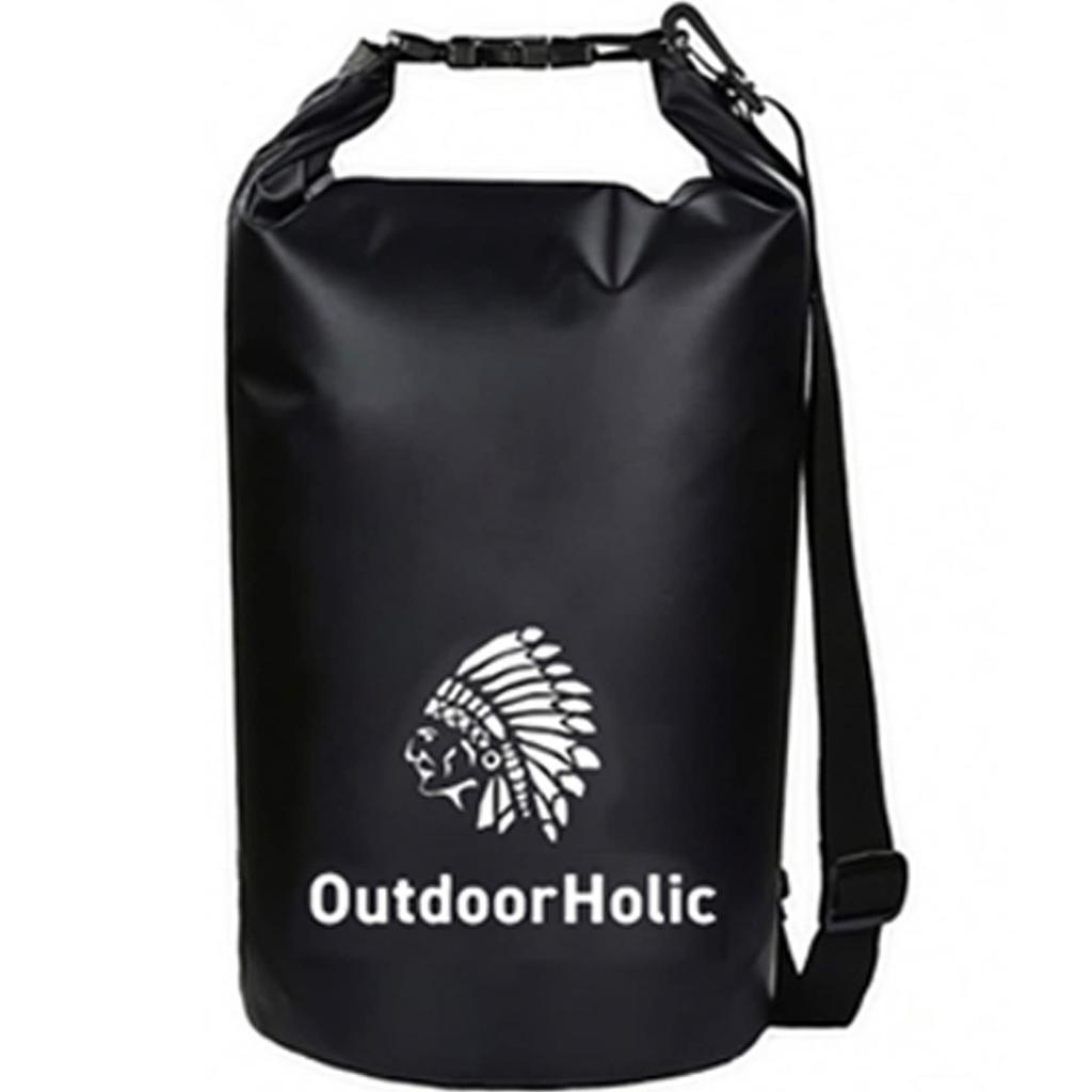 OutdoorHolic Dry Waterproof Laundry 15L Fully Size M Bag, Bag, Bag, Backpack, Waterproof, Black,