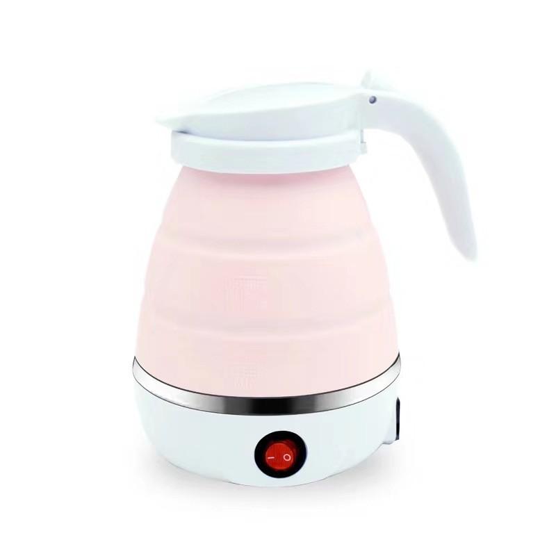 Portable Mini Folding Kettle Multifunctional Small Silicone Electric Kettle Outdoor Travel Boiling Water Teakettle